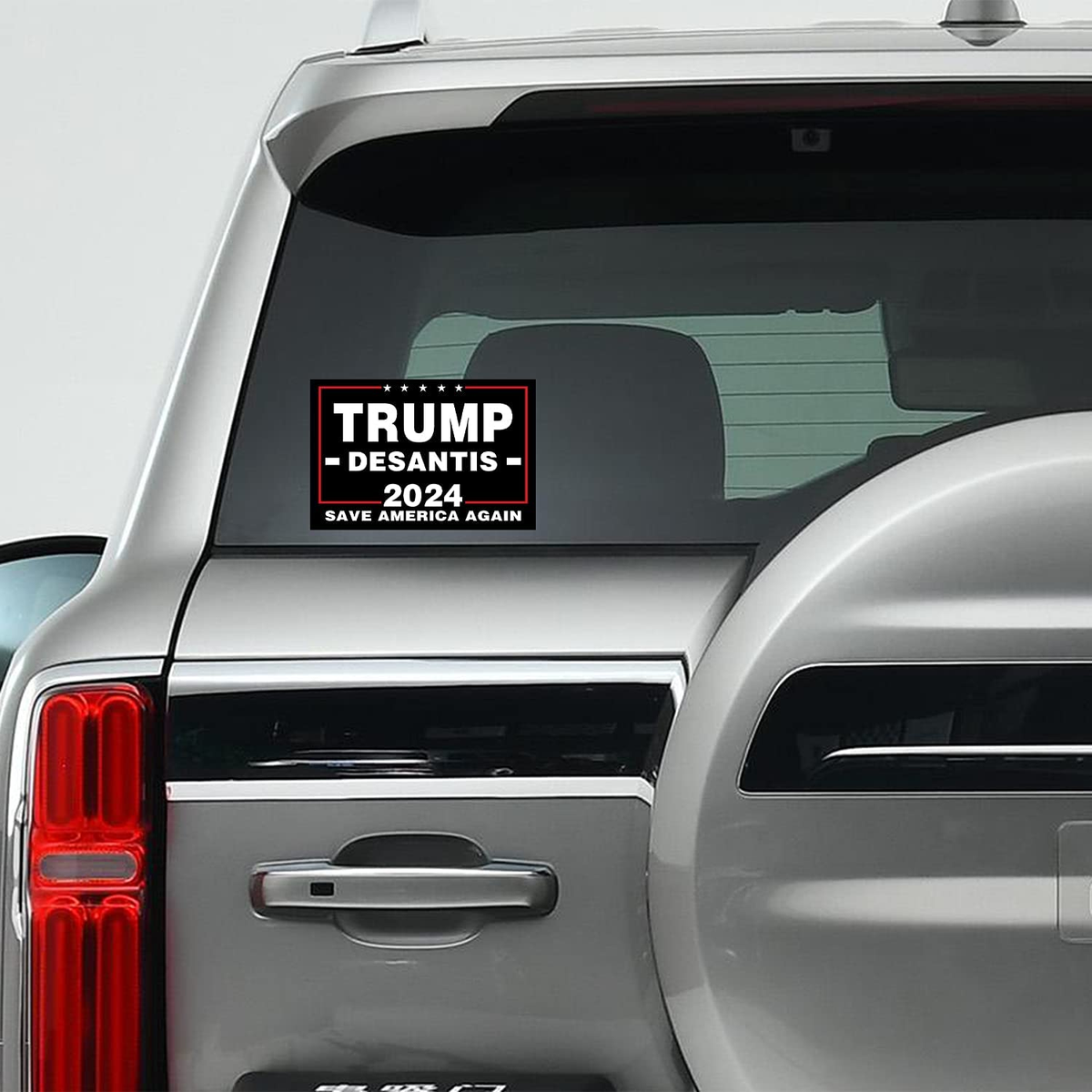 4 Pack Reflective Trump 2024 Car Magnet Stickers