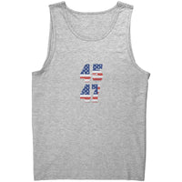 45-47 Trump American Flag Tank Top Muscle Shirt