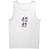 45-47 Trump American Flag Tank Top Muscle Shirt