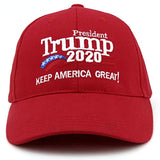 Bundle of 19 Trump 2020 Items: 2  Flags, 12 Buttons, 1 Hat and 4 Stickers Best Value Package