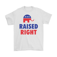 Raised Right Republican Elephant GOP T-Shirt