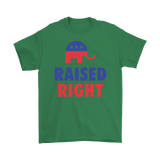 Raised Right Republican Elephant GOP T-Shirt